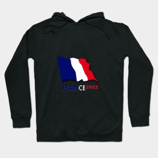 france flag pixel art 2022 Hoodie